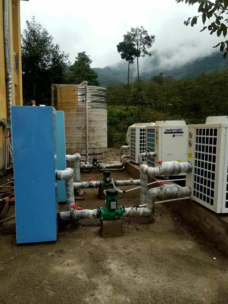 Central air-conditioning hot water in Dali Jingyang Bieyuan